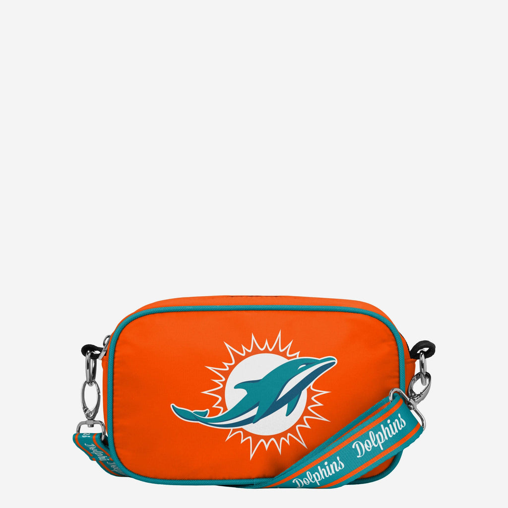 Miami Dolphins Team Logo Crossbody Bag FOCO - FOCO.com