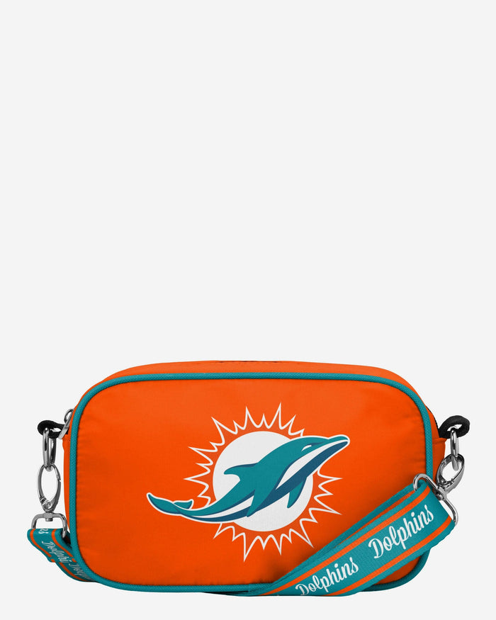 Miami Dolphins Team Logo Crossbody Bag FOCO - FOCO.com