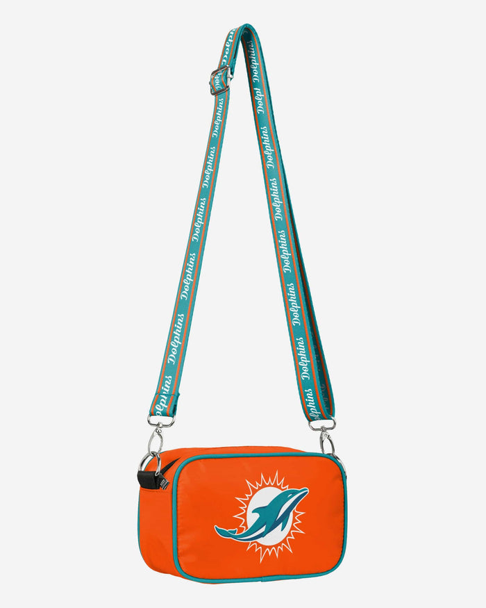 Miami Dolphins Team Logo Crossbody Bag FOCO - FOCO.com