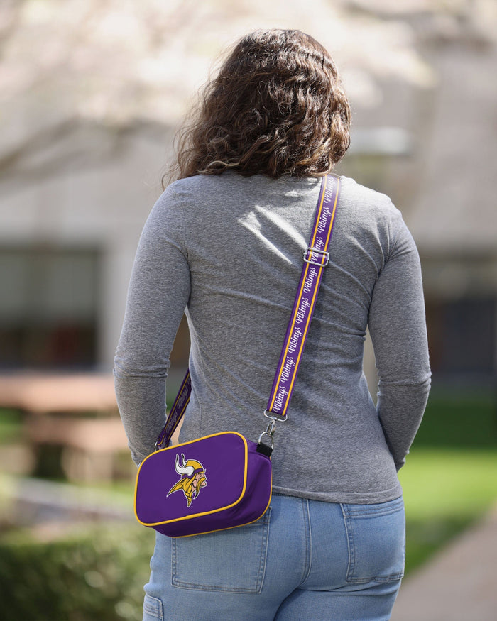 Minnesota Vikings Team Logo Crossbody Bag FOCO - FOCO.com