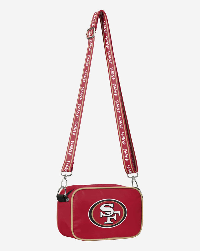 San Francisco 49ers Team Logo Crossbody Bag FOCO - FOCO.com