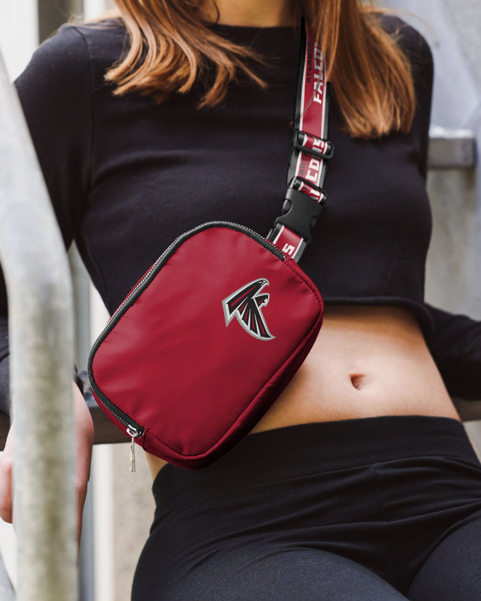 Atlanta Falcons Team Wordmark Crossbody Belt Bag FOCO - FOCO.com