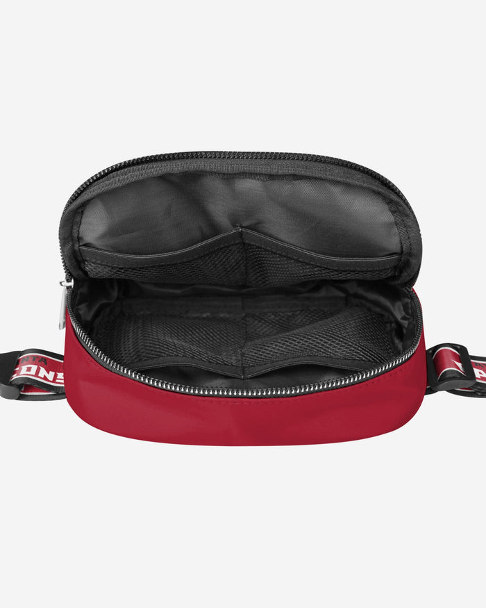 Atlanta Falcons Team Wordmark Crossbody Belt Bag FOCO - FOCO.com