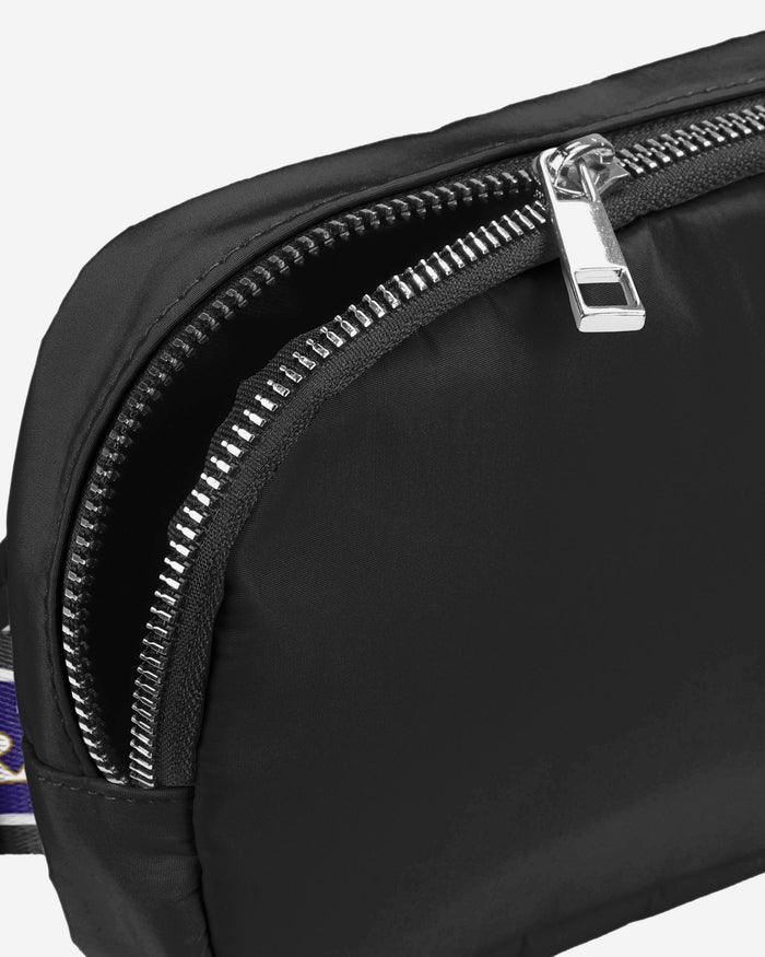 Baltimore Ravens Team Wordmark Crossbody Belt Bag FOCO - FOCO.com