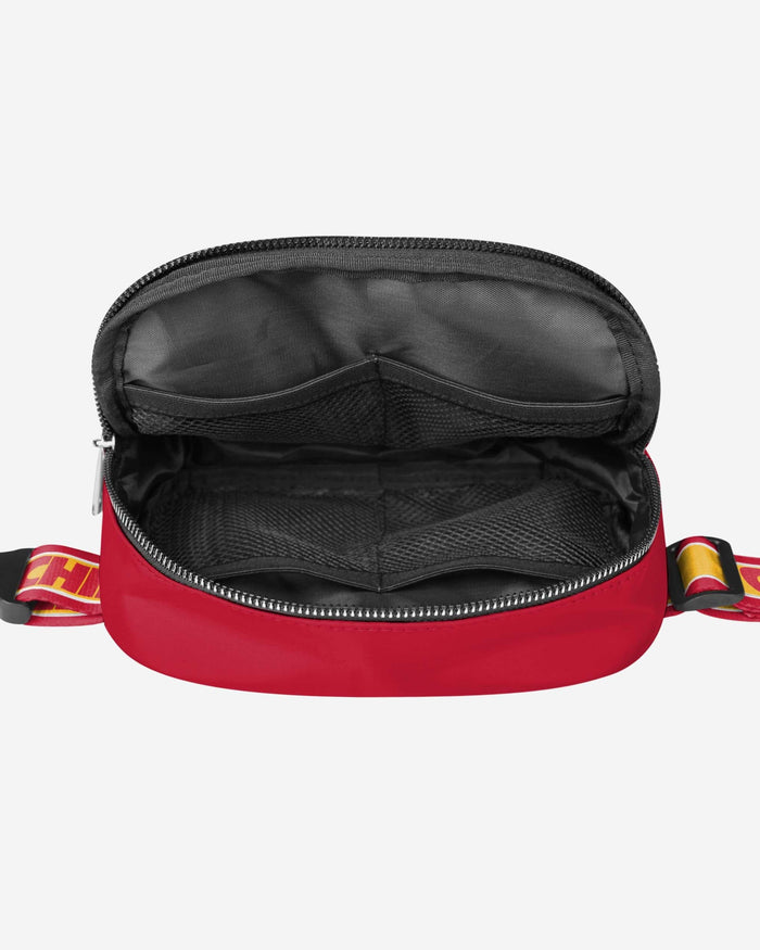 Kansas City Chiefs Super Bowl LVIII Champions Large Team Wordmark Belt Bag FOCO - FOCO.com