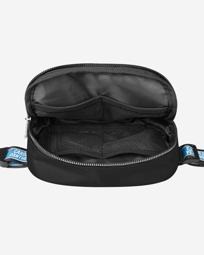 Carolina Panthers Team Wordmark Crossbody Belt Bag FOCO - FOCO.com