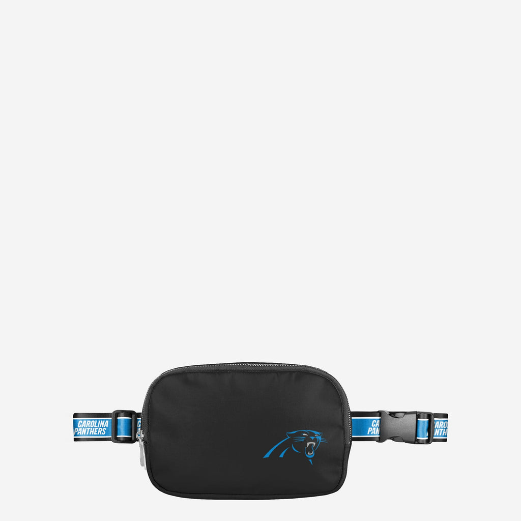 Carolina Panthers Team Wordmark Crossbody Belt Bag FOCO - FOCO.com