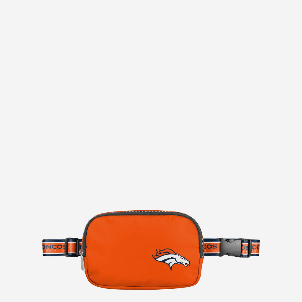 Denver Broncos Team Wordmark Crossbody Belt Bag FOCO - FOCO.com