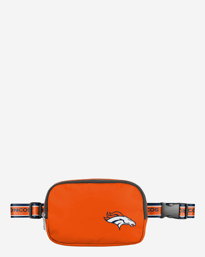 Denver Broncos Team Wordmark Crossbody Belt Bag FOCO - FOCO.com