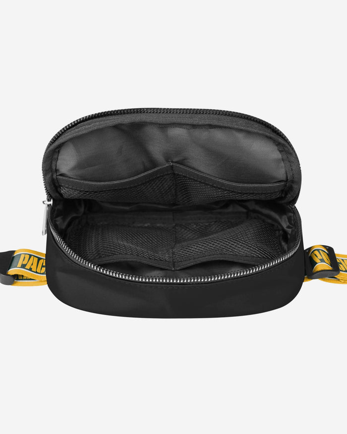 Green Bay Packers Team Wordmark Crossbody Belt Bag FOCO - FOCO.com