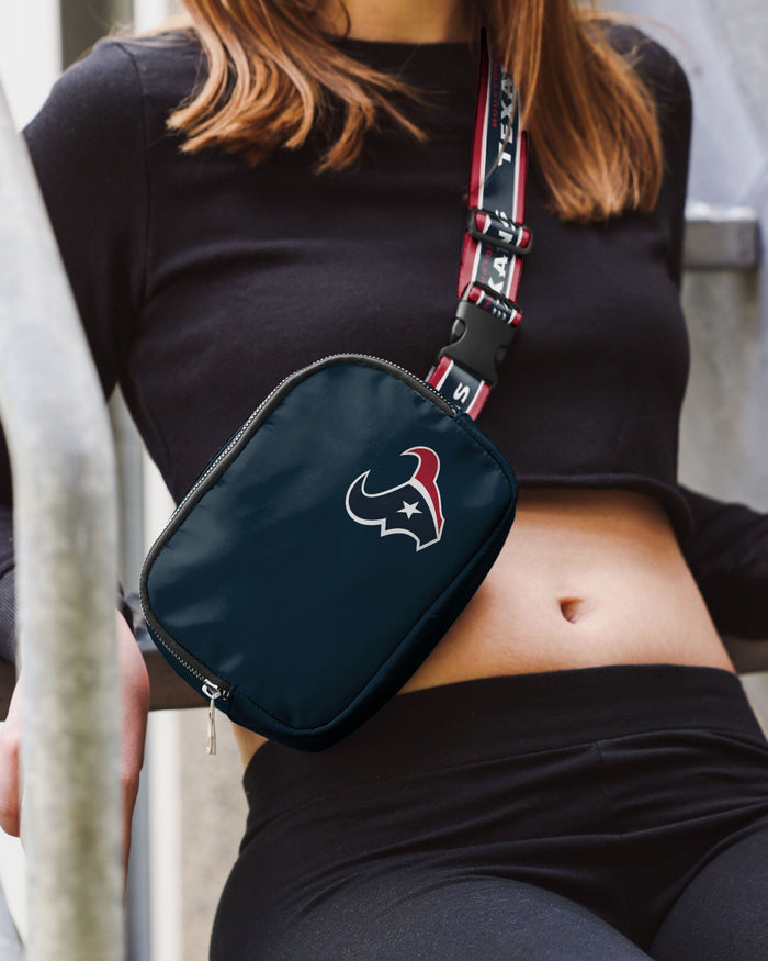 Houston Texans Team Wordmark Crossbody Belt Bag FOCO - FOCO.com