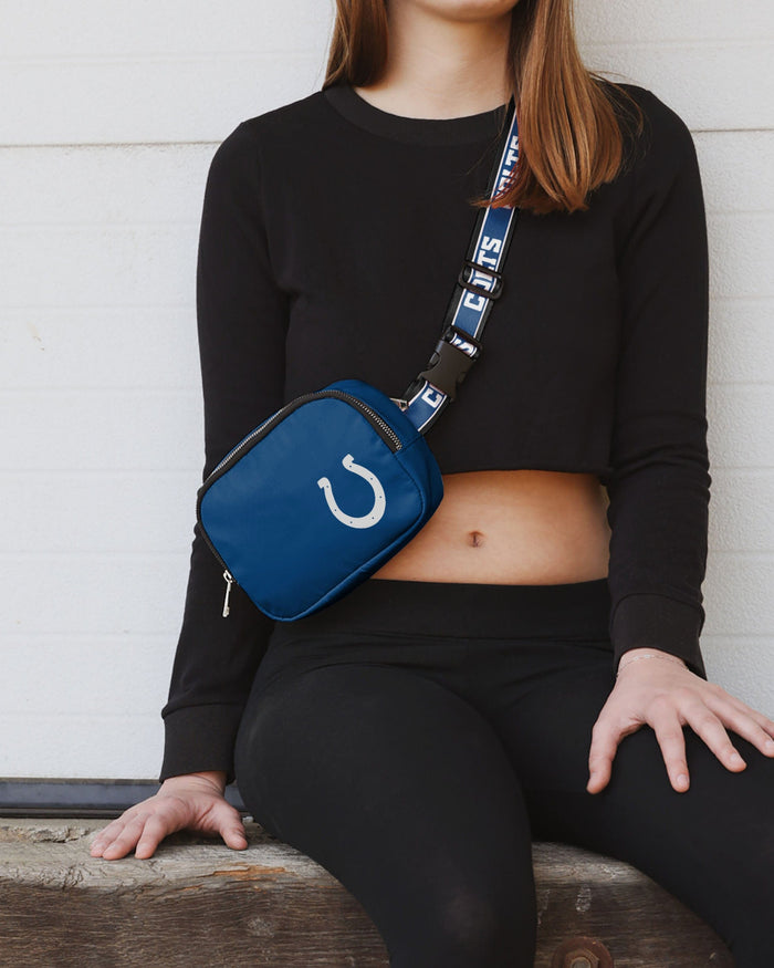 Indianapolis Colts Team Wordmark Crossbody Belt Bag FOCO - FOCO.com