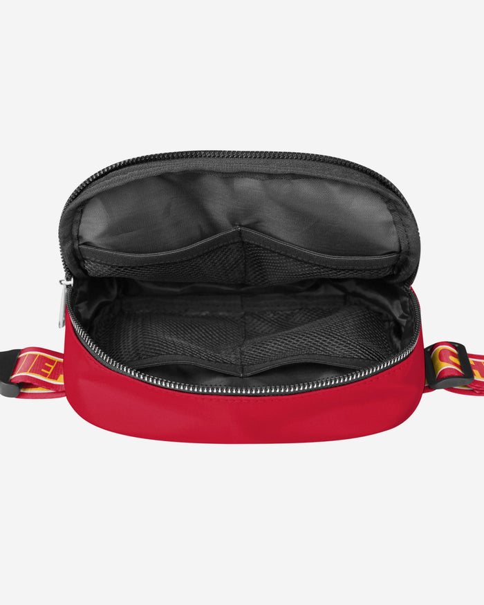 Kansas City Chiefs Team Wordmark Crossbody Belt Bag FOCO - FOCO.com