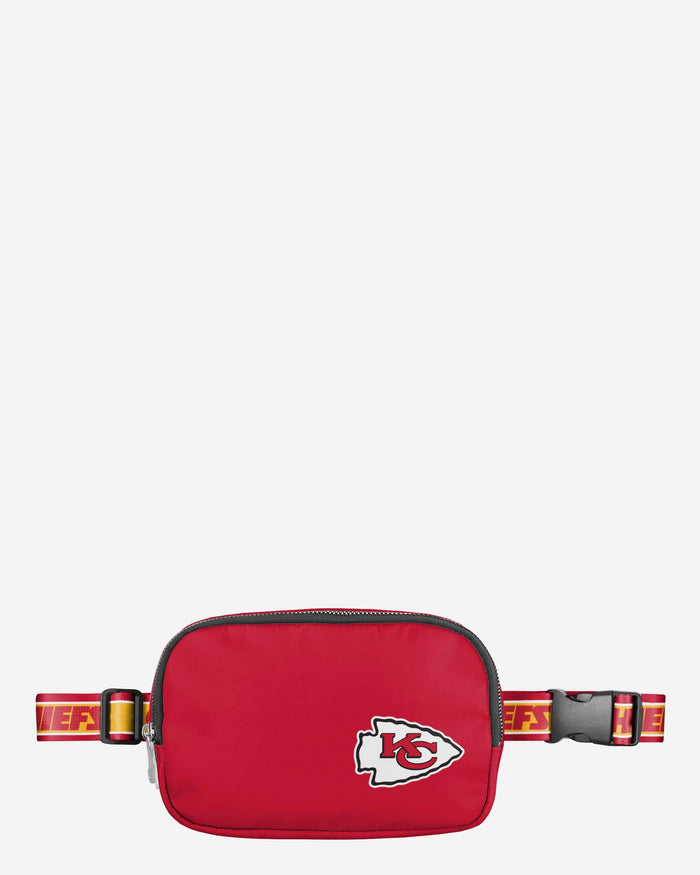 Kansas City Chiefs Team Wordmark Crossbody Belt Bag FOCO - FOCO.com