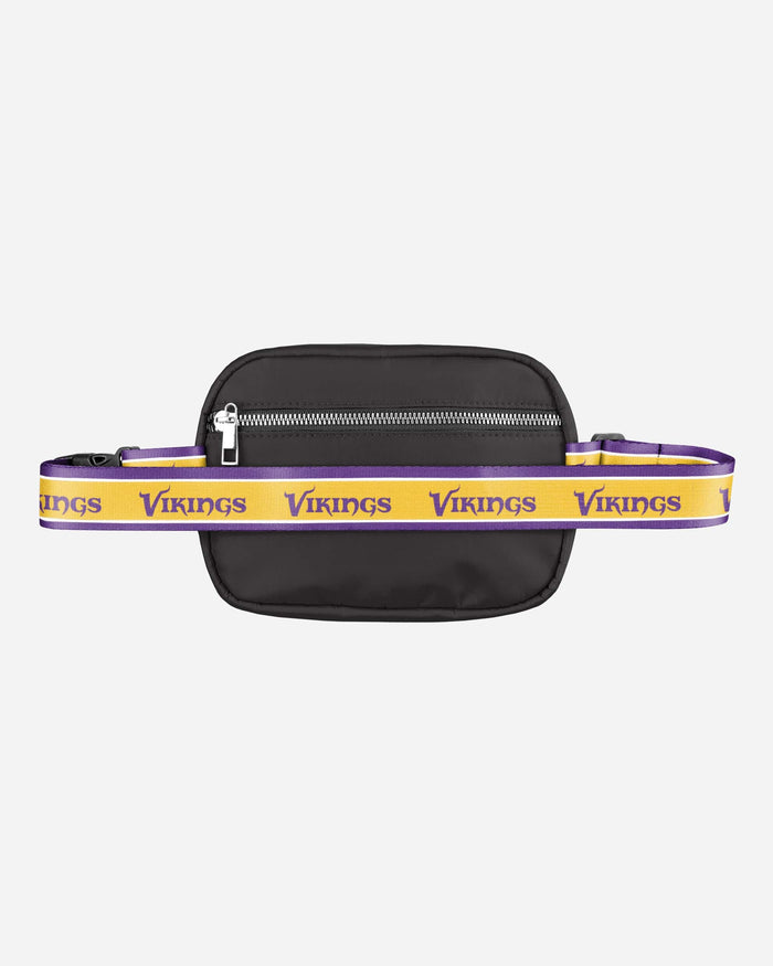 Minnesota Vikings Team Wordmark Crossbody Belt Bag FOCO - FOCO.com