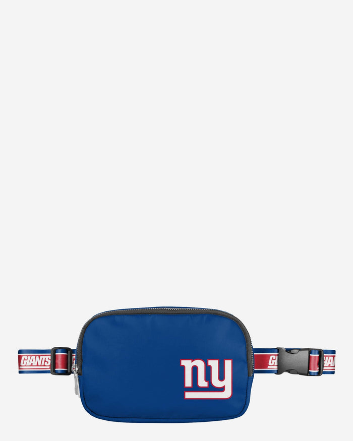 New York Giants Team Wordmark Crossbody Belt Bag FOCO - FOCO.com