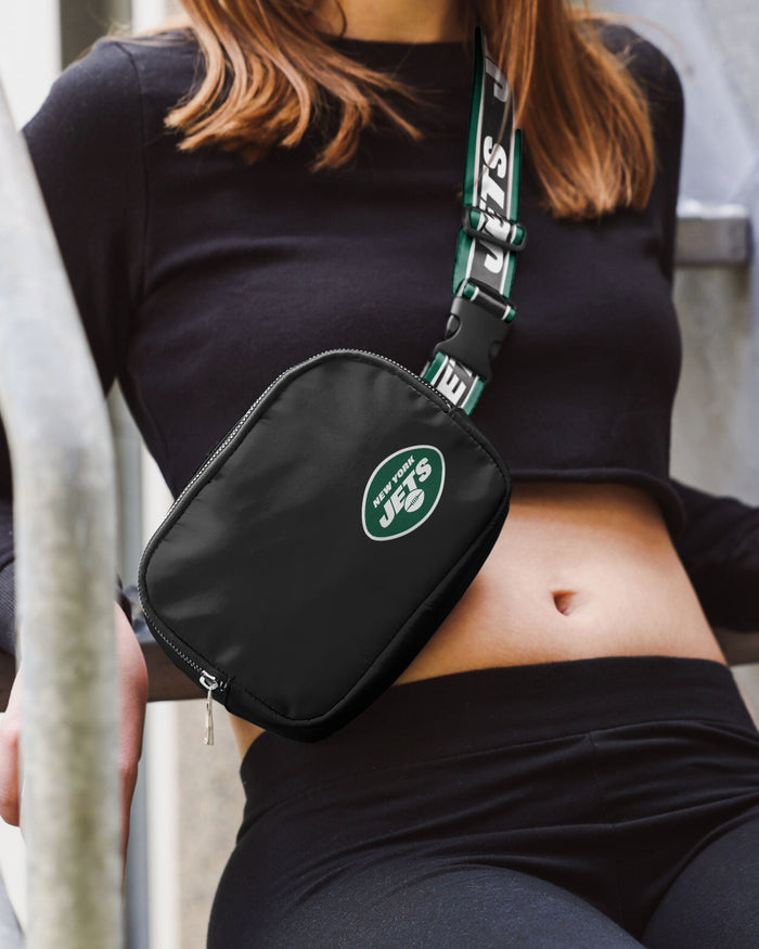 New York Jets Team Wordmark Crossbody Belt Bag FOCO - FOCO.com