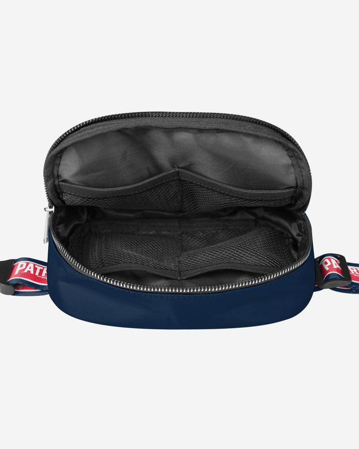 New England Patriots Team Wordmark Crossbody Belt Bag FOCO - FOCO.com