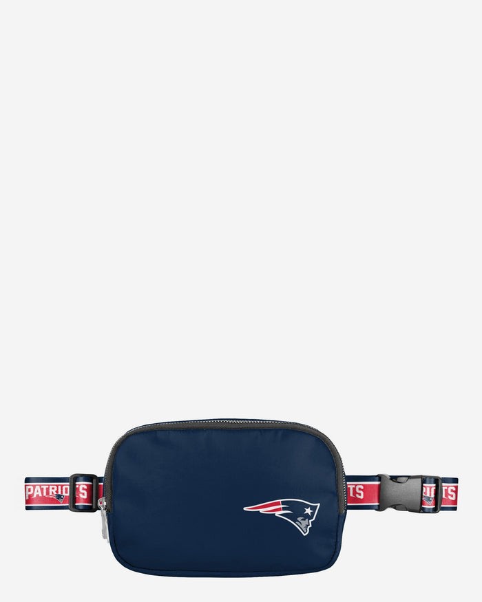 New England Patriots Team Wordmark Crossbody Belt Bag FOCO - FOCO.com