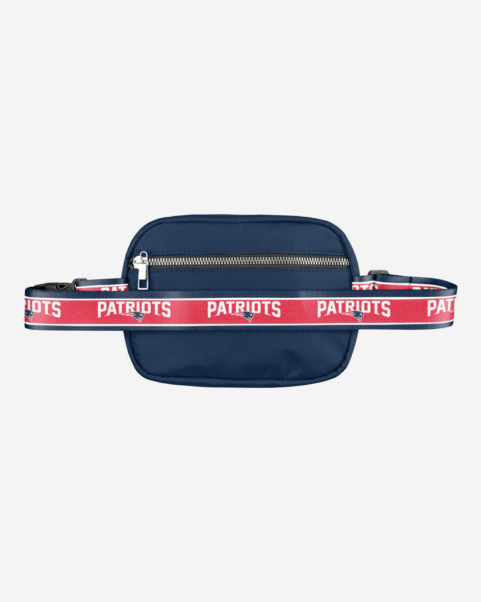 New England Patriots Team Wordmark Crossbody Belt Bag FOCO - FOCO.com