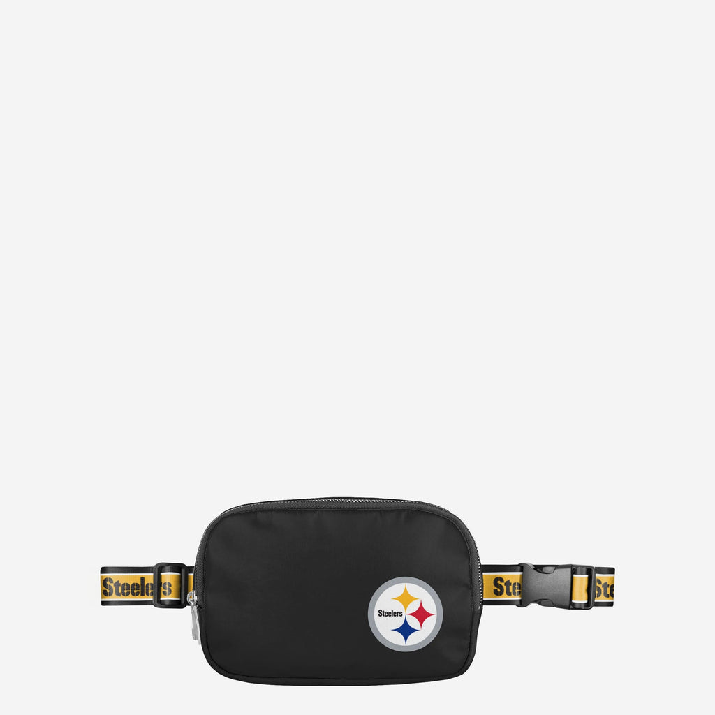 Pittsburgh Steelers Team Wordmark Crossbody Belt Bag FOCO - FOCO.com