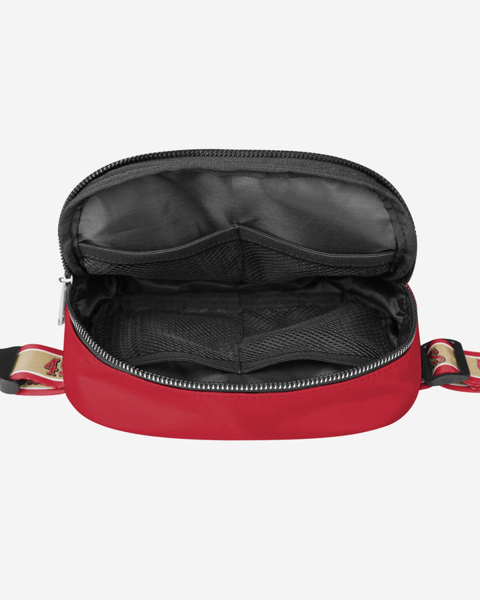 San Francisco 49ers Team Wordmark Crossbody Belt Bag FOCO - FOCO.com