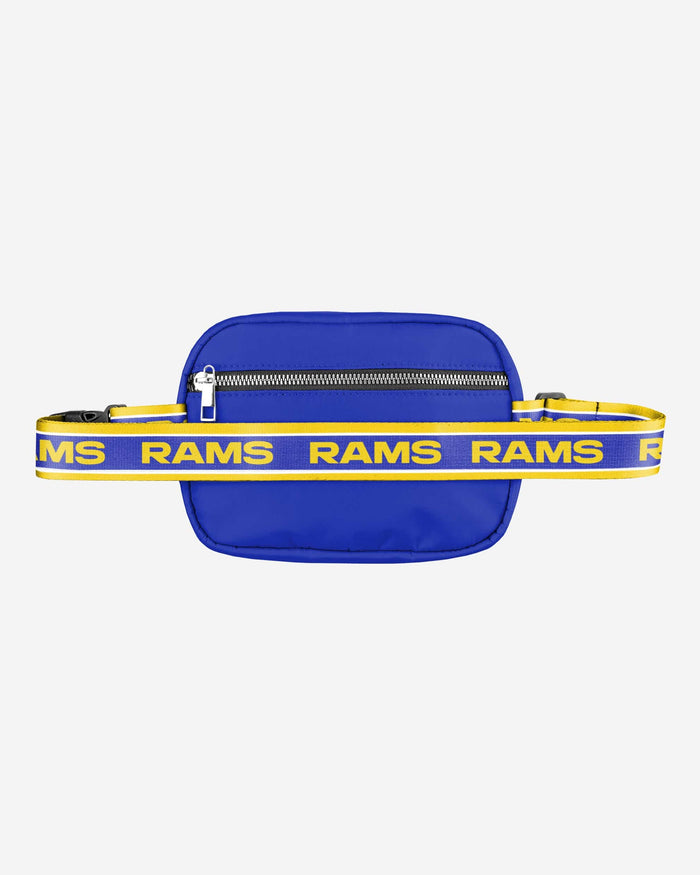 Los Angeles Rams Team Wordmark Crossbody Belt Bag FOCO - FOCO.com