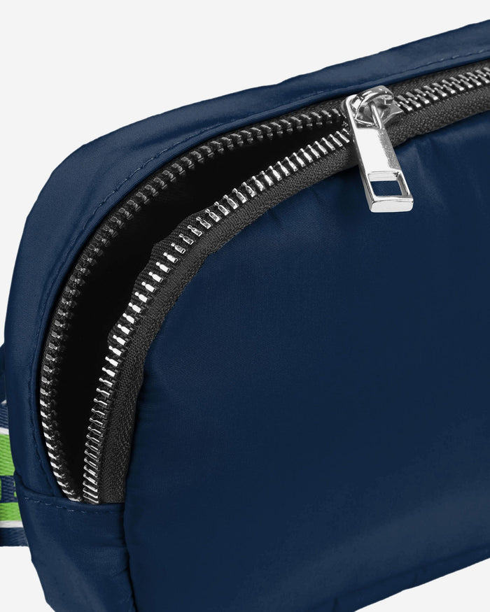 Seattle Seahawks Team Wordmark Crossbody Belt Bag FOCO - FOCO.com