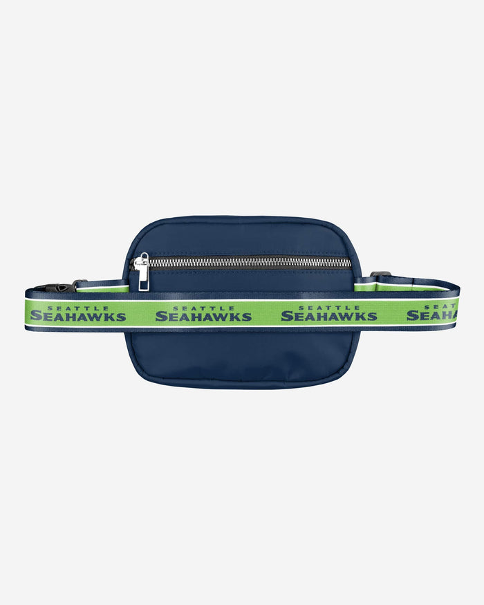 Seattle Seahawks Team Wordmark Crossbody Belt Bag FOCO - FOCO.com