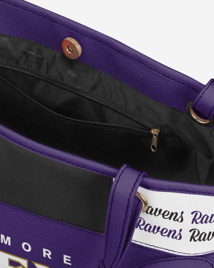 Baltimore Ravens Printed Collage Tote FOCO - FOCO.com