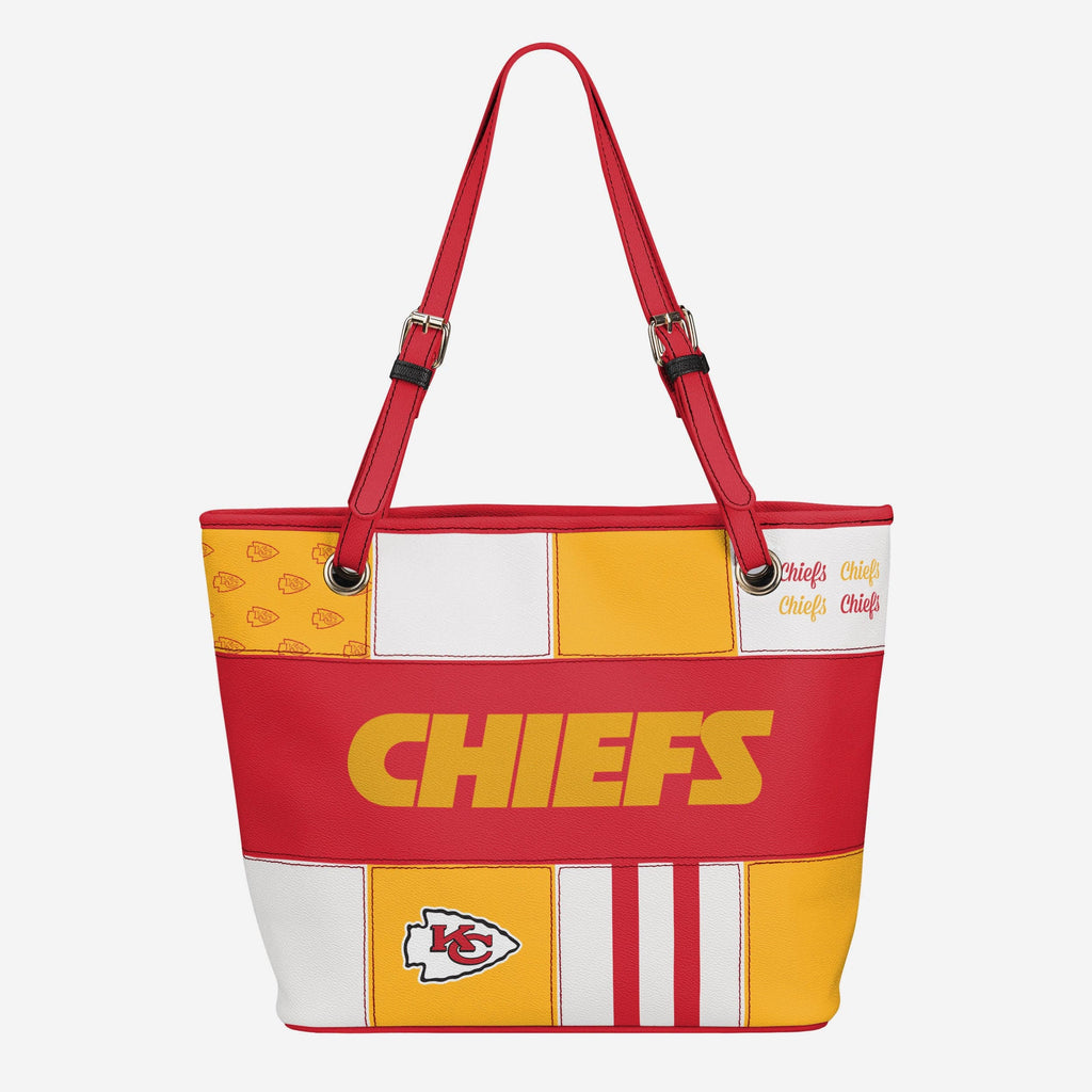 Kansas City Chiefs Printed Collage Tote FOCO - FOCO.com