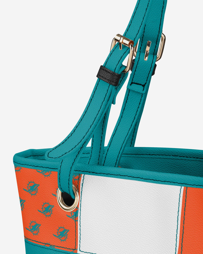 Miami Dolphins Printed Collage Tote FOCO - FOCO.com