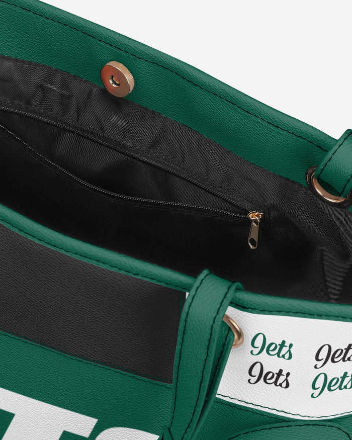 New York Jets Printed Collage Tote FOCO - FOCO.com