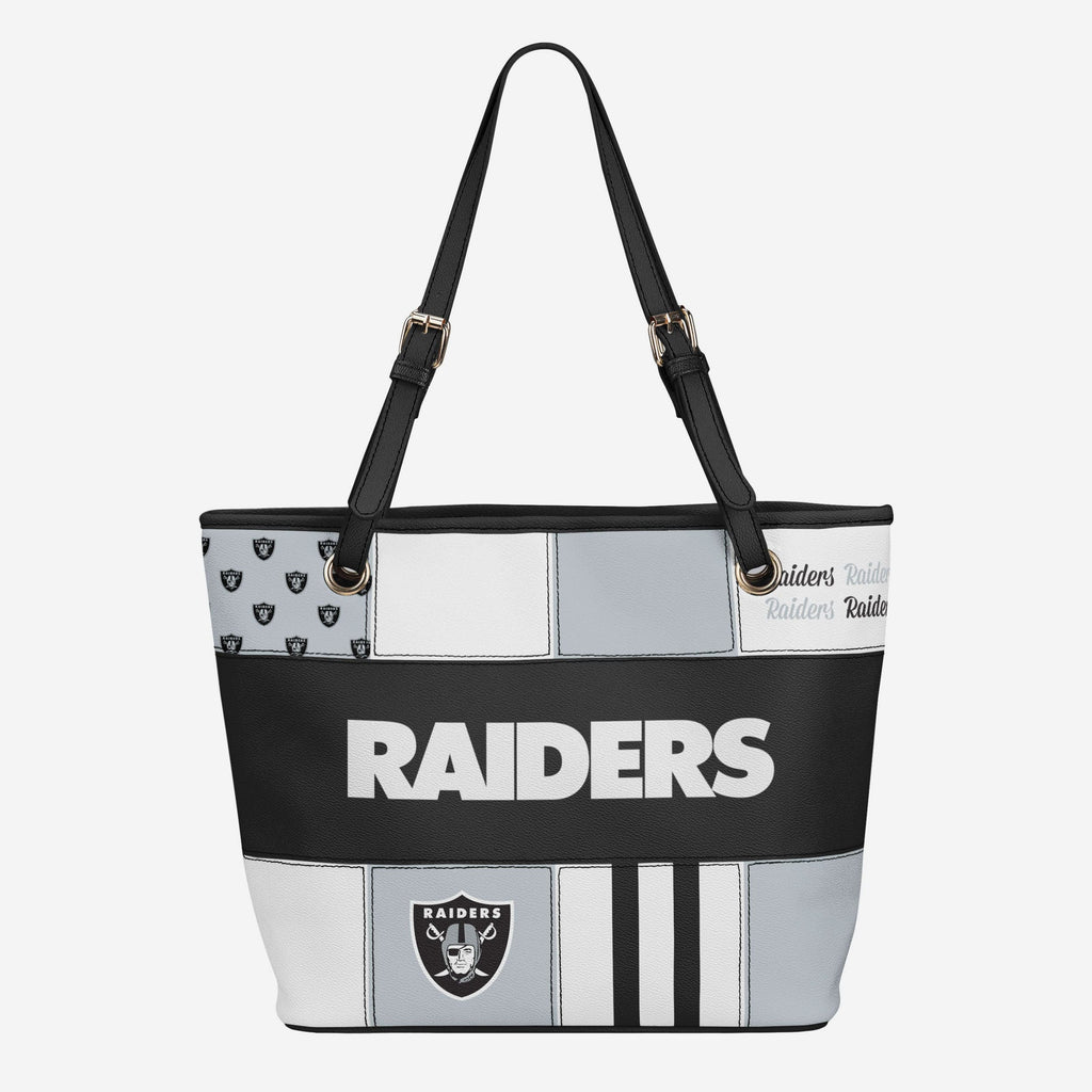 Las Vegas Raiders Printed Collage Tote FOCO - FOCO.com