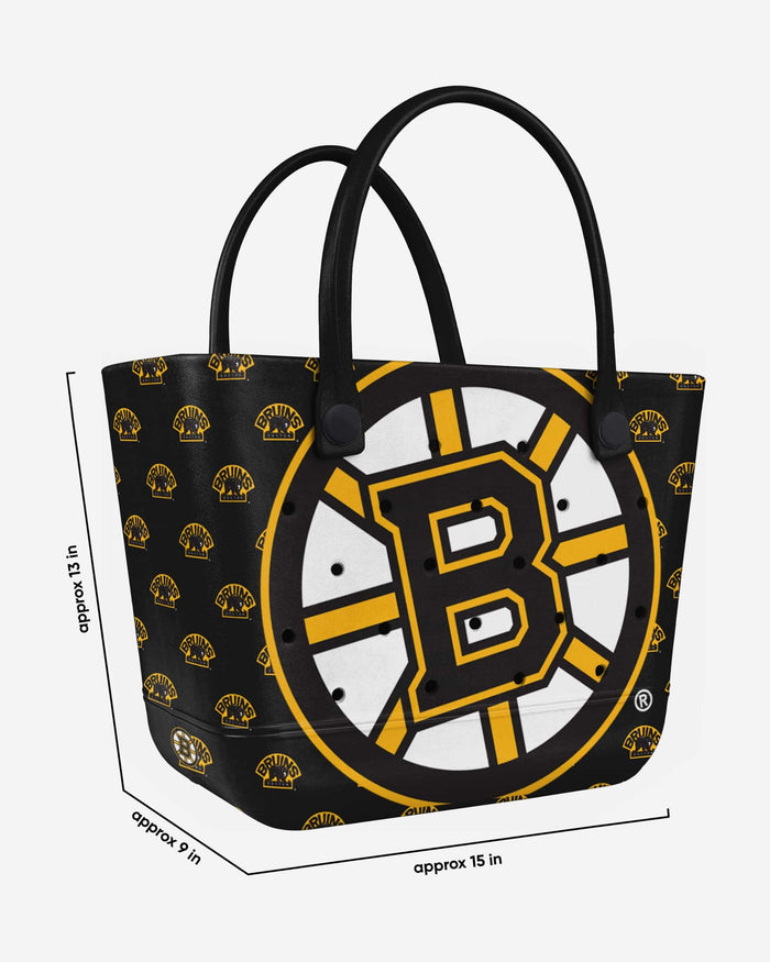 Boston Bruins Big Logo Mini Print Tailgate Tote Bag FOCO - FOCO.com