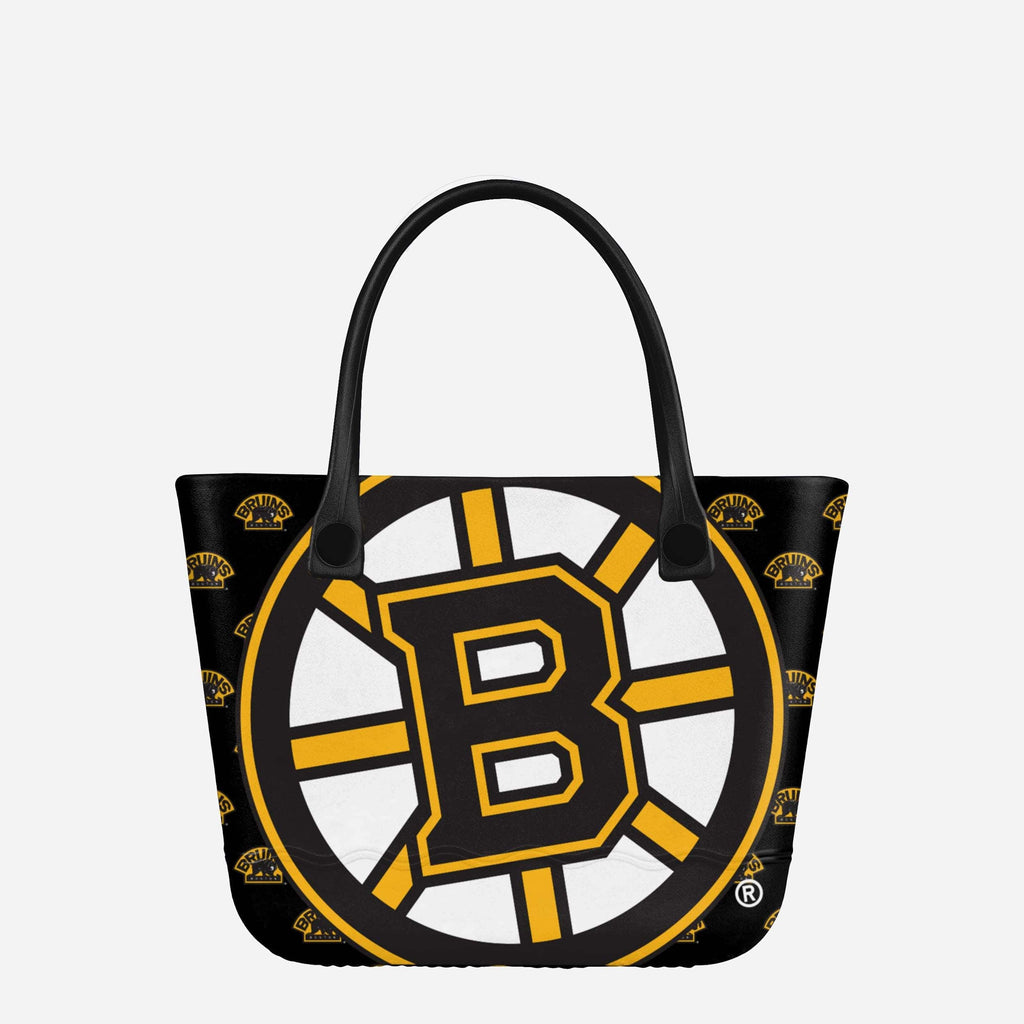 Boston Bruins Big Logo Mini Print Tailgate Tote Bag FOCO - FOCO.com