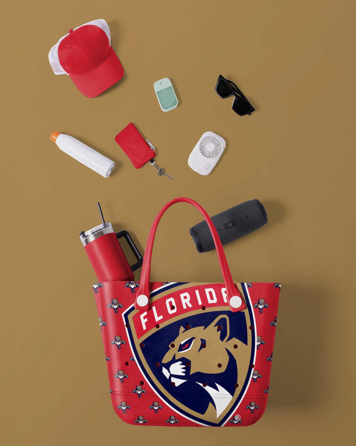 Florida Panthers Big Logo Mini Print Tailgate Tote Bag FOCO - FOCO.com