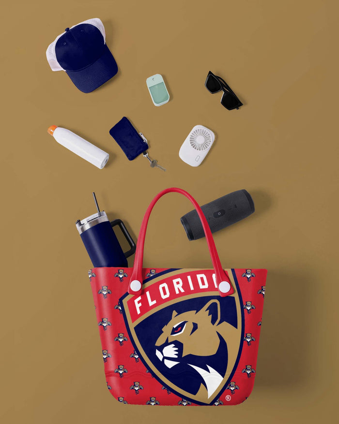 Florida Panthers Big Logo Mini Print Tailgate Tote Bag FOCO - FOCO.com