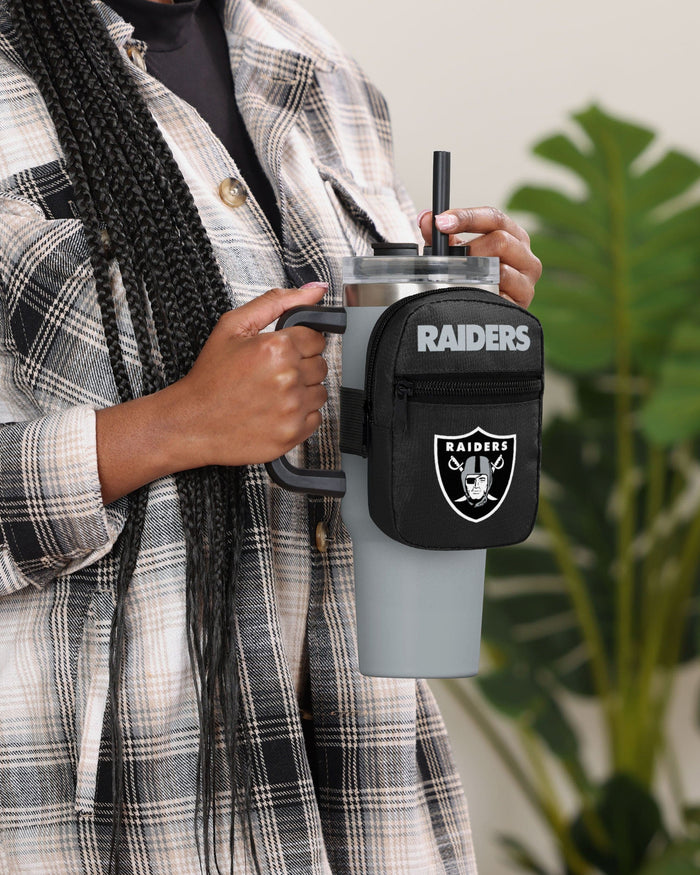 Las Vegas Raiders Primary Logo Tumbler Fanny Pack FOCO - FOCO.com