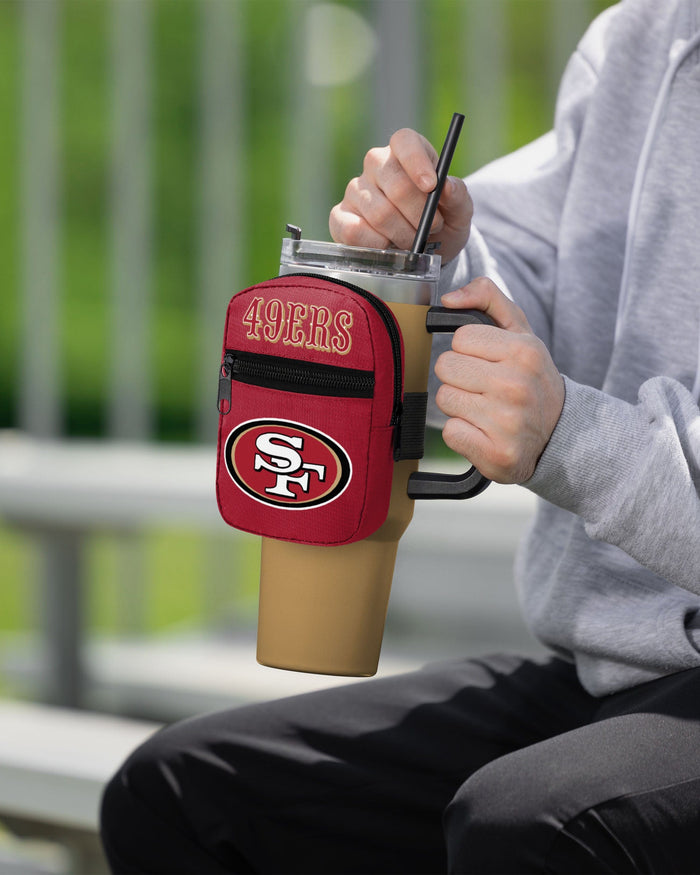 San Francisco 49ers Primary Logo Tumbler Fanny Pack FOCO - FOCO.com