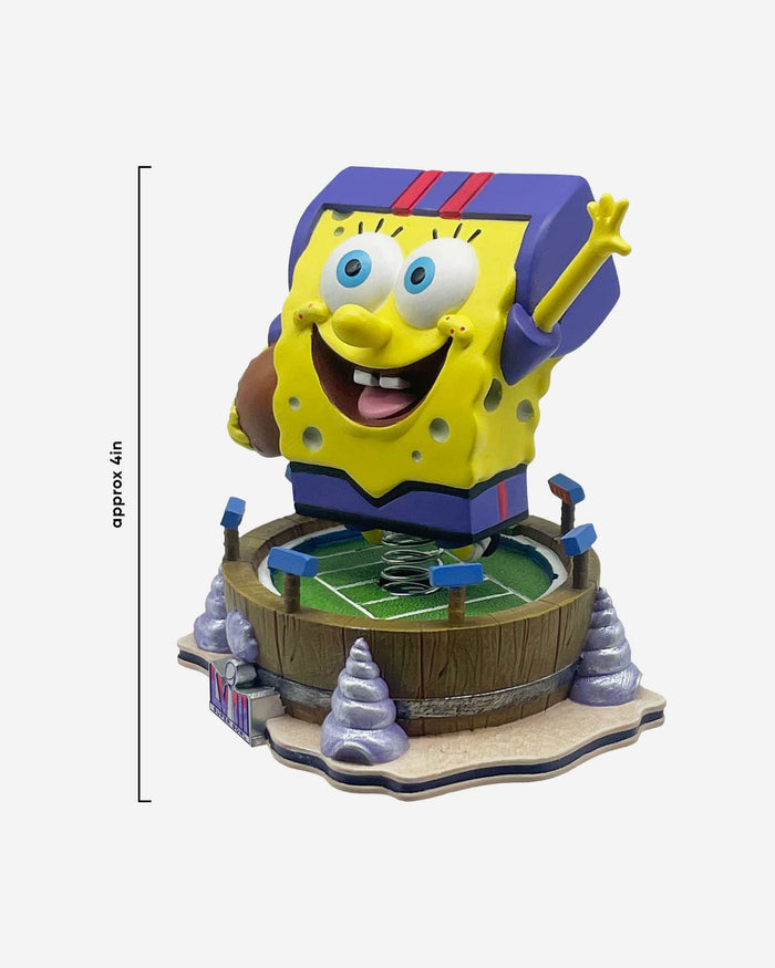 SpongeBob SquarePants Super Bowl LVIII Mini Bobblehead FOCO - FOCO.com