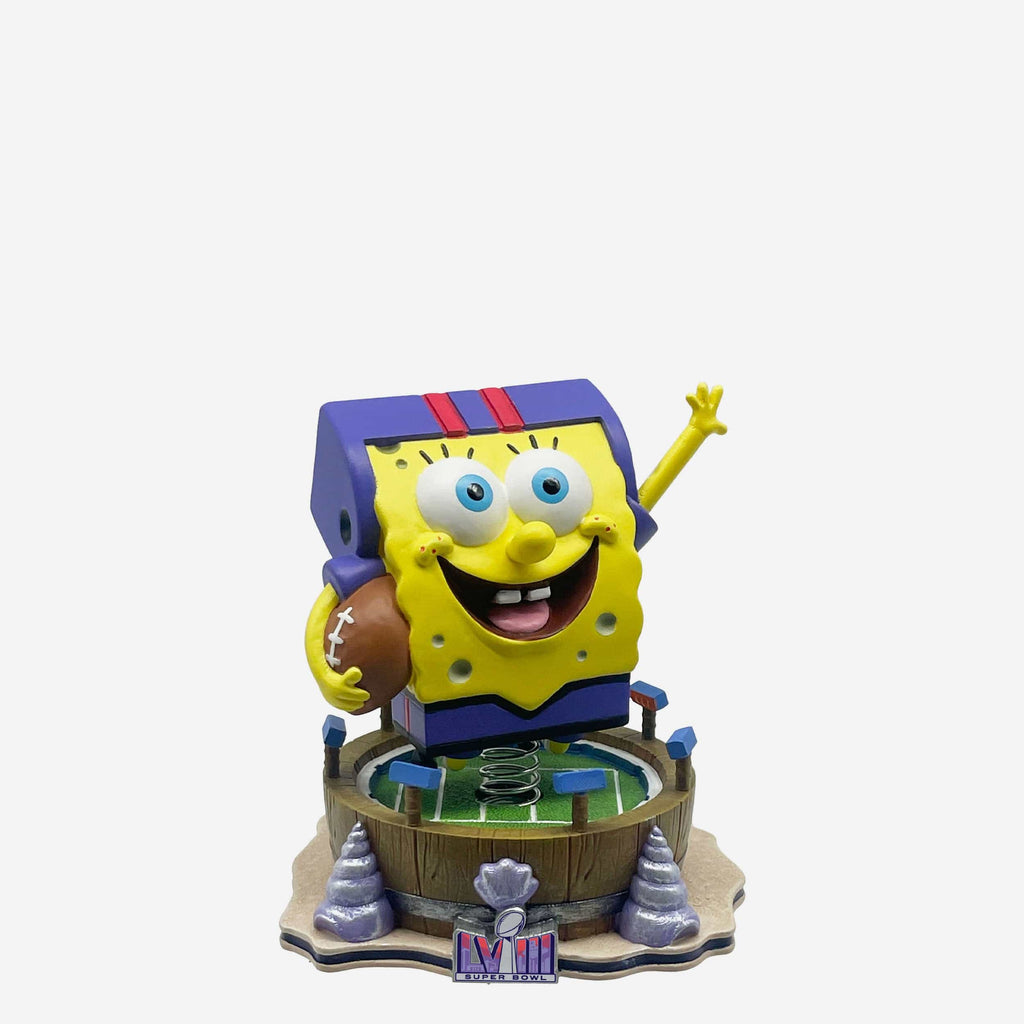 SpongeBob SquarePants Super Bowl LVIII Mini Bobblehead FOCO - FOCO.com