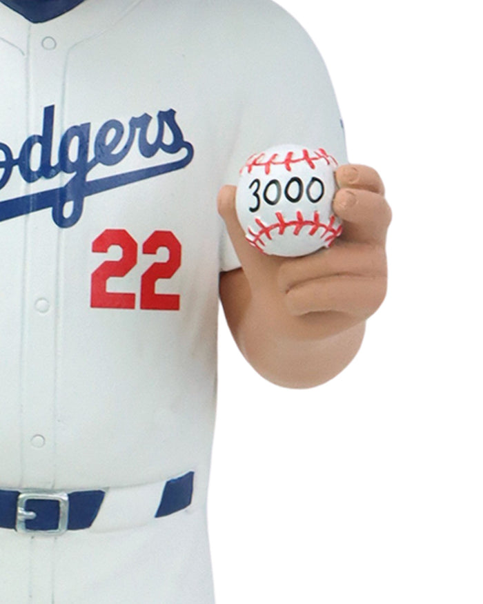 Clayton Kershaw Los Angeles Dodgers 3,000 Career Strikeouts 18 in Bobblehead FOCO - FOCO.com