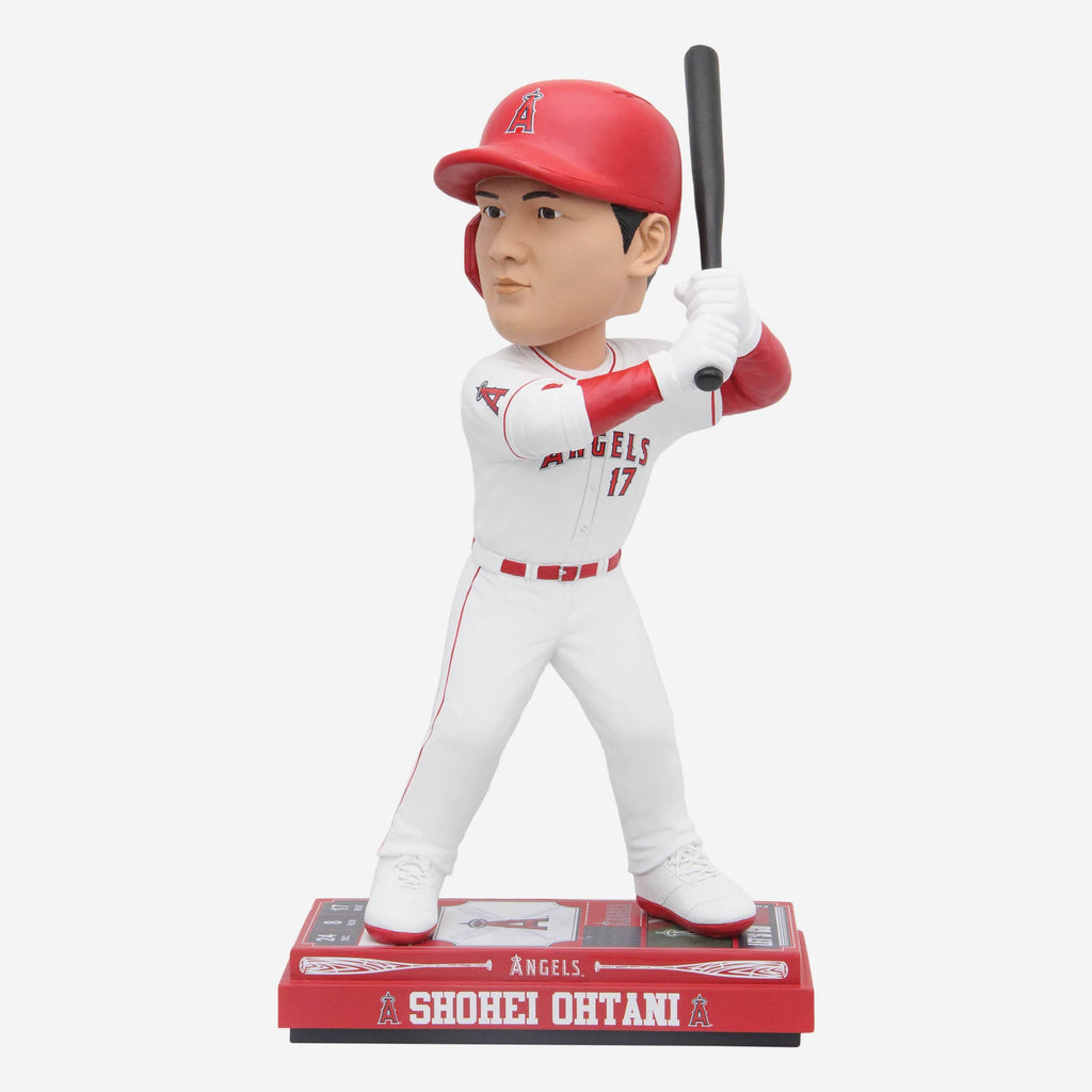 Shohei Ohtani Los Angeles Angels Hitting Big Ticket 18 in Bobblehead FOCO - FOCO.com