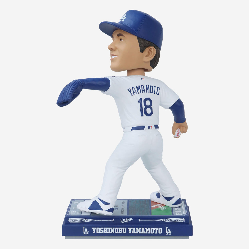 Yoshinobu Yamamoto Los Angeles Dodgers 2024 Seoul Series Big Ticket 18 in Bobblehead FOCO - FOCO.com