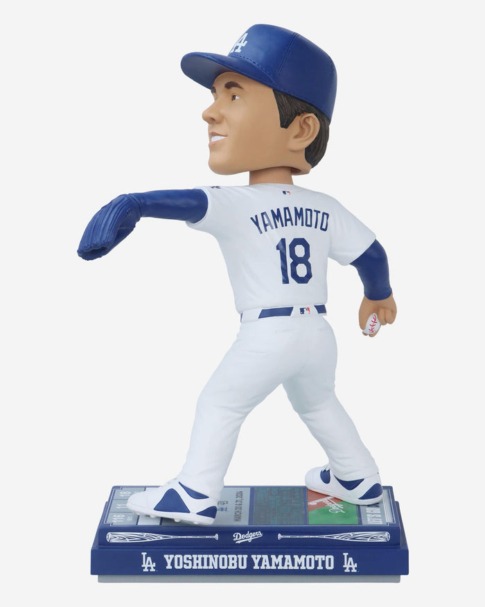 Yoshinobu Yamamoto Los Angeles Dodgers 2024 Seoul Series Big Ticket 18 in Bobblehead FOCO - FOCO.com