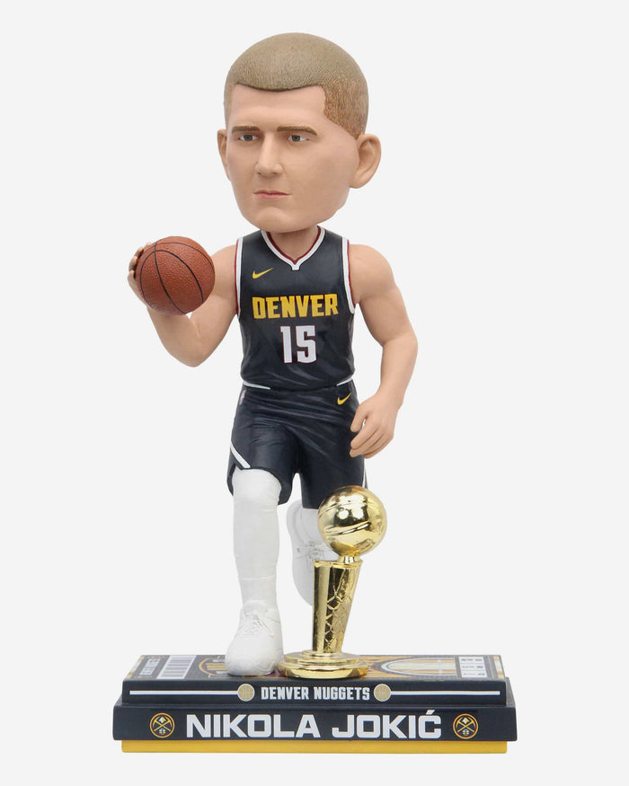 Nikola Jokic Denver Nuggets 2023 NBA Champions 18 in Bobblehead FOCO - FOCO.com