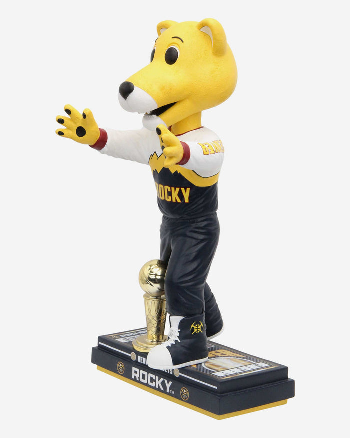 SuperMascot Rocky Denver Nuggets 2023 NBA Champions 18 in Mascot Bobblehead FOCO - FOCO.com