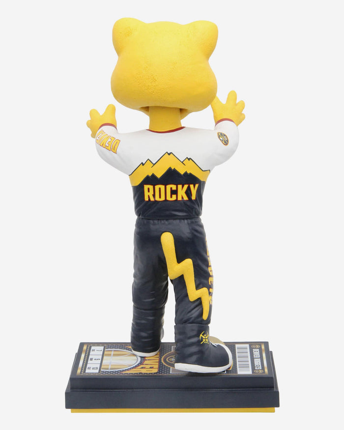 SuperMascot Rocky Denver Nuggets 2023 NBA Champions 18 in Mascot Bobblehead FOCO - FOCO.com