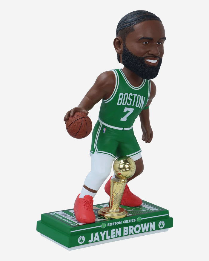 Jaylen Brown Boston Celtics 2024 NBA Champions 18 in MVP Bobblehead FOCO - FOCO.com